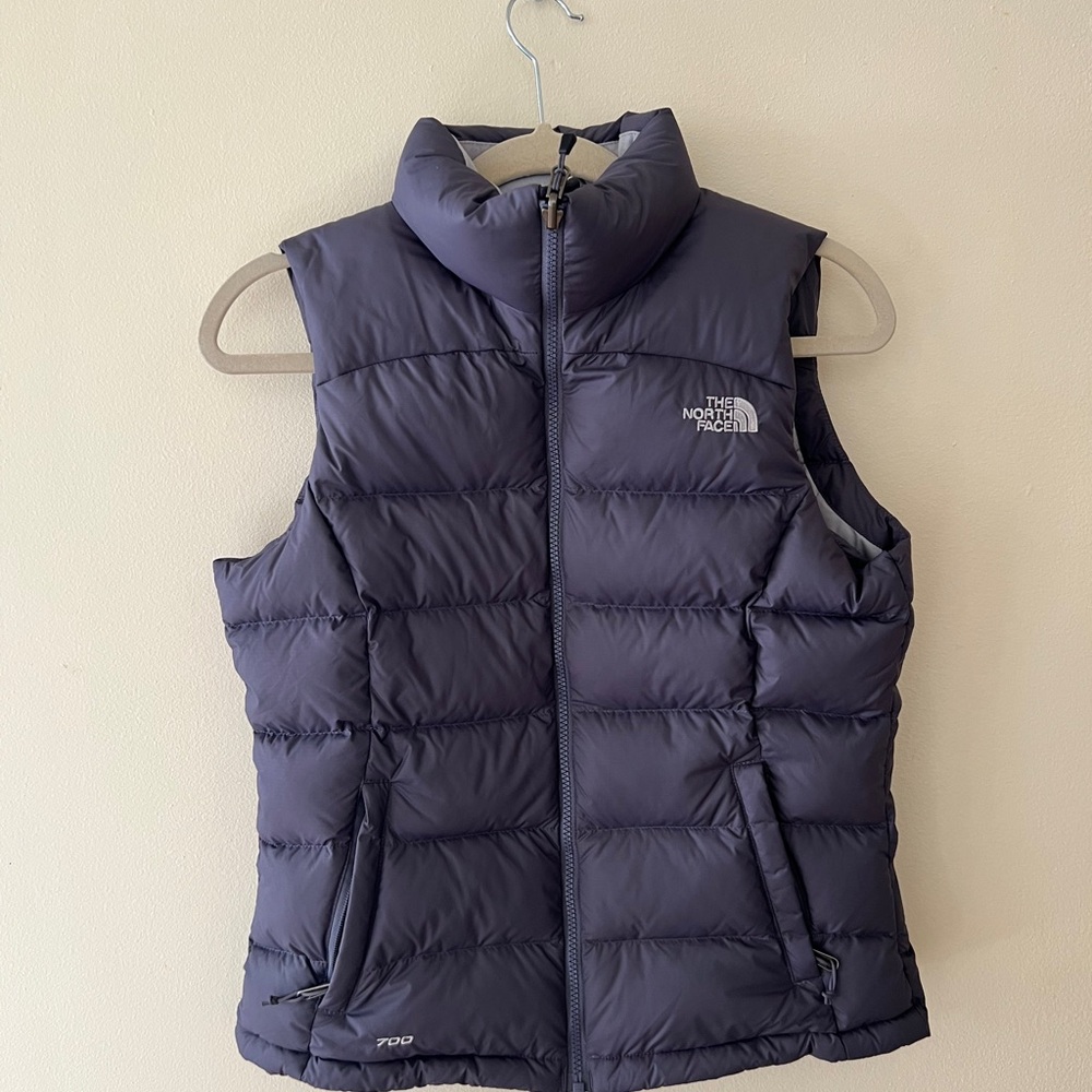 The North Face Two-Tone Gray Puffer Vest